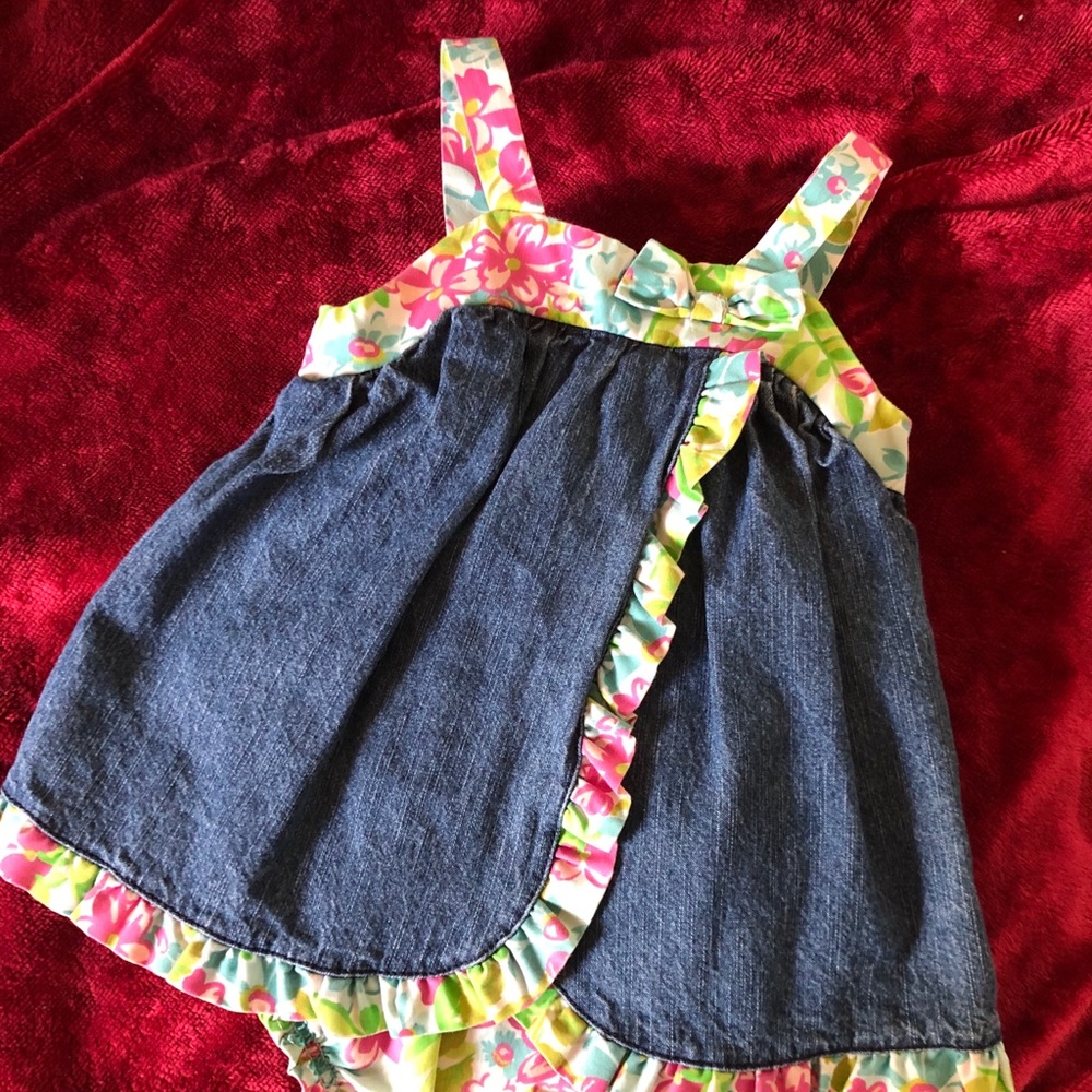 Genuine Baby from OshKosh Denim & Floral Jumper
